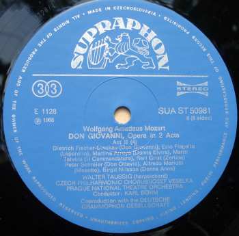 4LP/Caja Wolfgang Amadeus Mozart: Don Giovanni, Opera In 2 Acts