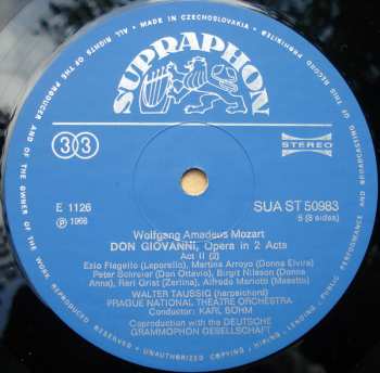 4LP/Caja Wolfgang Amadeus Mozart: Don Giovanni, Opera In 2 Acts