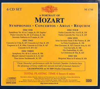 6CD/Caja Wolfgang Amadeus Mozart: A Portrait Of Mozart  Symphonies • Concertos • Arias • Requiem