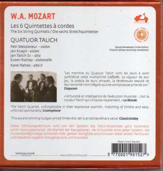 3CD/Caja Wolfgang Amadeus Mozart: Les 6 Quintettes À Cordes DLX | LTD