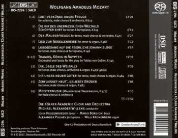 SACD Wolfgang Amadeus Mozart: Masonic Works