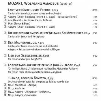 SACD Wolfgang Amadeus Mozart: Masonic Works
