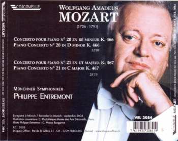CD Wolfgang Amadeus Mozart: Mozart Concertos Pour Piano № 20 K. 466 & № 21 K. 467