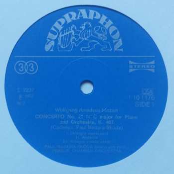 LP Prague Chamber Orchestra: Piano Concertos No. 21 In C Major K. 467 /  No. 24 In C Minor, K. 491 (80 1)