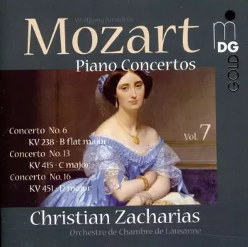 Piano Concertos Vol. 7: Concerto No. 6 KV 238 - B flat major • Concerto No. 13 KV 415 - C major • Concerto No. 16 KV 451 - D major