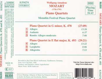 CD Wolfgang Amadeus Mozart: Piano Quartets K. 478 And K. 493