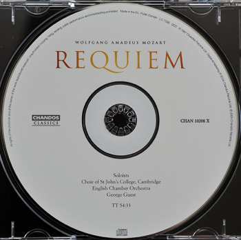 CD Wolfgang Amadeus Mozart: Requiem