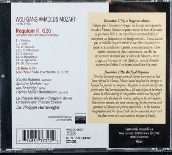 CD Wolfgang Amadeus Mozart: Requiem