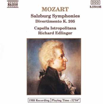 CD Wolfgang Amadeus Mozart: Salzburg Symphonies / Divertimento K. 205