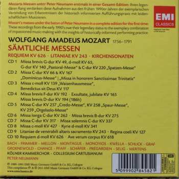 10CD/Caja Wolfgang Amadeus Mozart: Sämtliche Messen