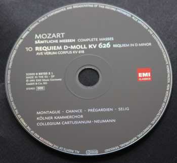 10CD/Caja Wolfgang Amadeus Mozart: Sämtliche Messen