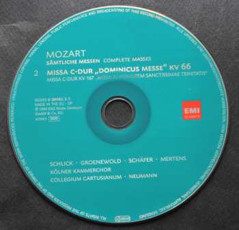 10CD/Caja Wolfgang Amadeus Mozart: Sämtliche Messen