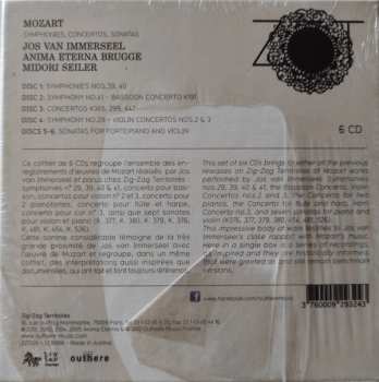 6CD/Caja Wolfgang Amadeus Mozart: Symphonies, Concertos & Sonatas