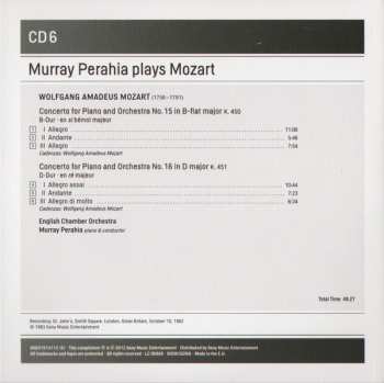 12CD/Caja Wolfgang Amadeus Mozart: The Piano Concertos
