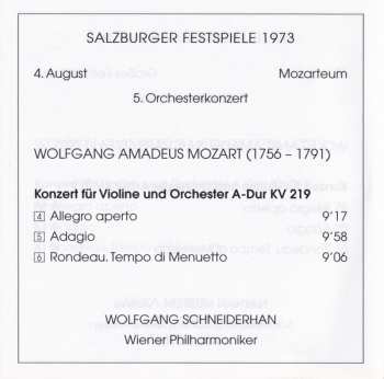 2CD/Caja Arthur Grumiaux: Violinkonzert A-Dur KV 219
