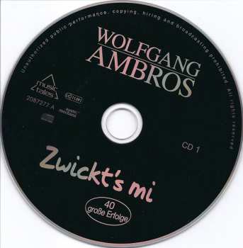 2CD Wolfgang Ambros: Zwickt's Mi - 40 Große Erfolge