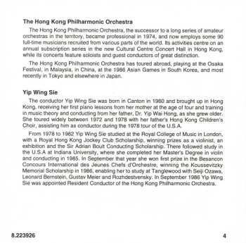 CD Hong Kong Philharmonic Orchestra: "Su Wu" Zhonghu Concerto (The Shepherd Girl • Ballad Of Yubei • Song Of Yang Guan • Dance Of The Snake • Singing The Night Among Fishing Boats)