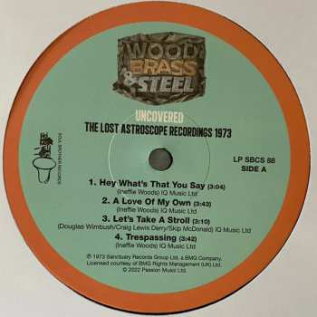LP Wood, Brass & Steel: Uncovered (The Lost Astroscope Recordings 1973)