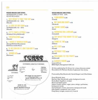 2CD Wood, Brass & Steel: Welcome To The Party (The Complete Recordings 1973-1980)
