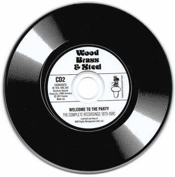 2CD Wood, Brass & Steel: Welcome To The Party (The Complete Recordings 1973-1980)