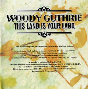 2CD Woody Guthrie: This Land Is Your Land. The Original Dust Bowl Ballads And Other Folksongs