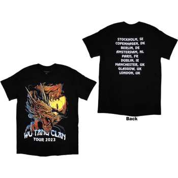 Mercancía Wu-Tang Clan: Wu-tang Clan Unisex T-shirt: Tour '23 Dragon Back Print (back Print & Ex-tour) (small) S