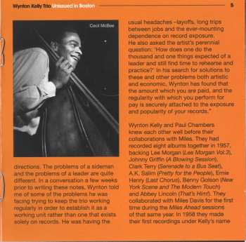 CD Wynton Kelly Trio: Unissued In Boston LTD