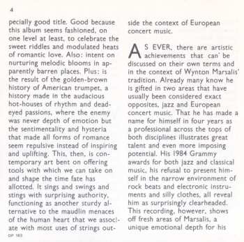 CD Wynton Marsalis: Hot House Flowers