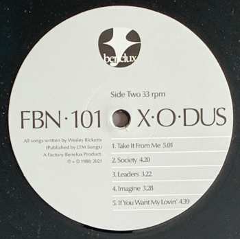 LP X-O-Dus: English Black Boys LTD