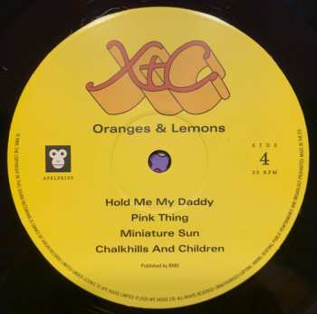 2LP XTC: Oranges & Lemons