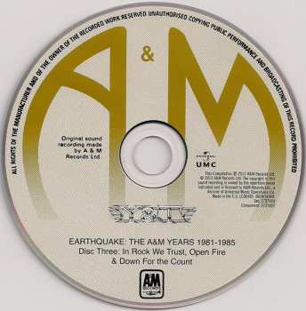 4CD/Caja Y & T: Earthquake - The A&M Years