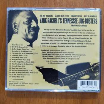 CD Yank Rachell And His Tennessee Jug-Busters: Mandolin Blues
