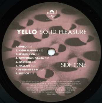 2LP Yello: Solid Pleasure / I.T. Splash LTD | CLR
