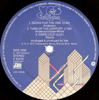 LP Yes: Going For The One