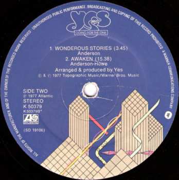 LP Yes: Going For The One