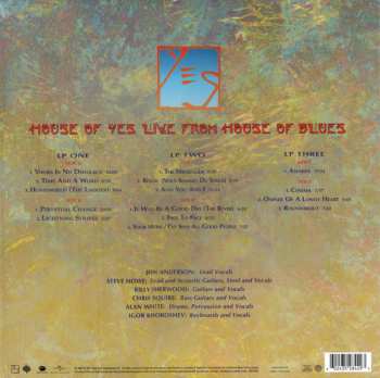 3LP Yes: House Of Yes: Live From The House Of Blues CLR | LTD