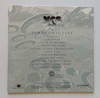 2LP/CD Yes: Symphonic Live LTD | NUM