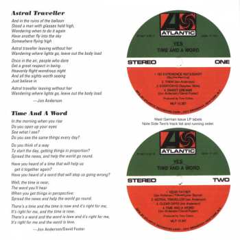CD Yes: Time And A Word