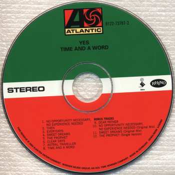 CD Yes: Time And A Word