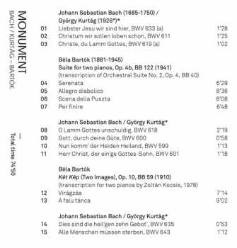 CD Johann Sebastian Bach: Monument