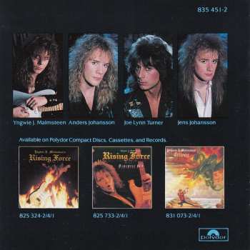 CD Yngwie J. Malmsteen's Rising Force: Odyssey