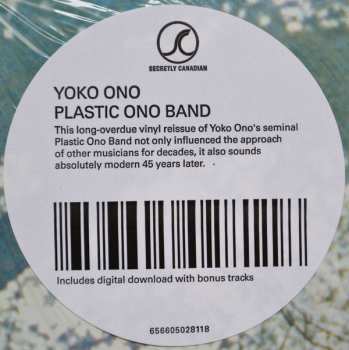 LP Yoko Ono: Plastic Ono Band