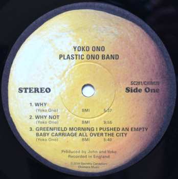 LP Yoko Ono: Plastic Ono Band