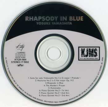 CD Yosuke Yamashita: Rhapsody In Blue