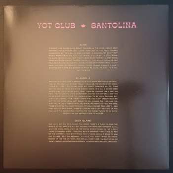 LP Yot Club: Santolina CLR | LTD