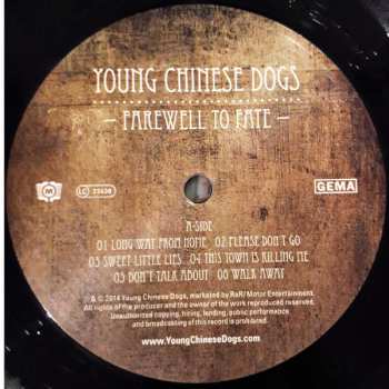 LP Young Chinese Dogs: Farewell To Fate