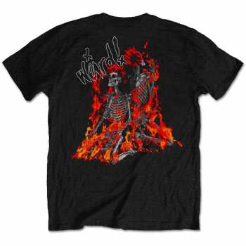 Mercancía Yungblud: Tričko Weird Flaming Skeletons  S