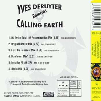 CD Yves Deruyter: Calling Earth (The Limited Edition Remix Collection)