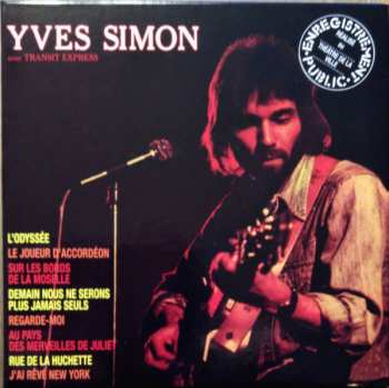 CD Yves Simon: Enregistrement Public Réalisé Au Théatre De La Ville