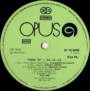 LP Za-ja-ce: Príma Tip